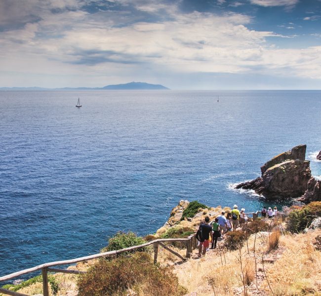 Capraia Island, Arcipelago Toscano National Park, Tuscany, Italy - Reganico path for Zurletto bay